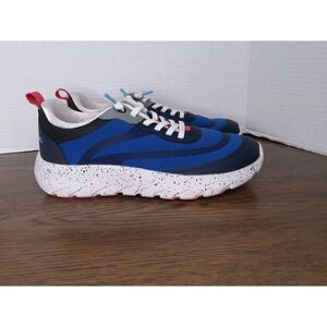 Rugged Shark Men's Casual Trek Sneakers Blue/Red